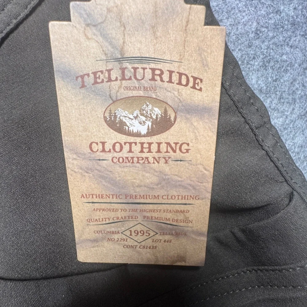 Telluride Clothing Company Mens Brown Stretch Straight Leg Pants 38x32 New - Picture 5 of 10